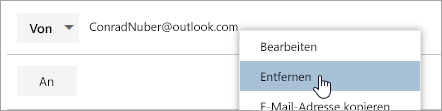 Screenshot der Option 