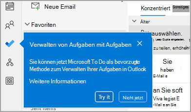 Screenshot: blaues Popupfeld für den Unterricht.