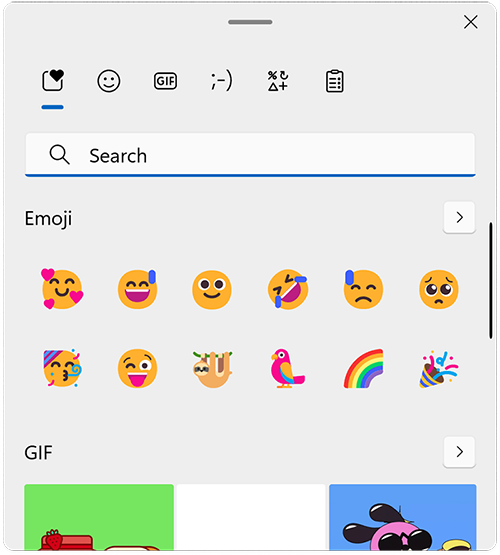 Windows-Emoji-Auswahl