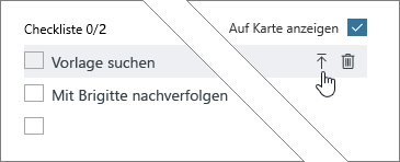 Zu Task heraufstufen