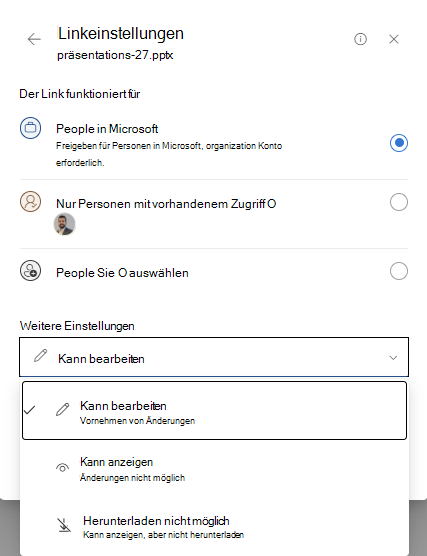 Screenshot von kann angezeigt werden.