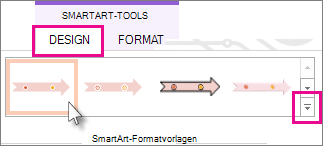 Neue Formatvorlage auswählen