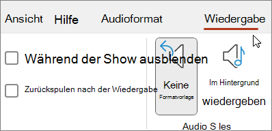 Bild für die Audiowiedergabe