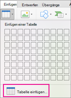 Menüoption 