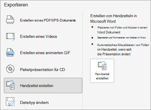 Screenshot der Schaltfläche 