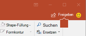 Die Schaltfläche 