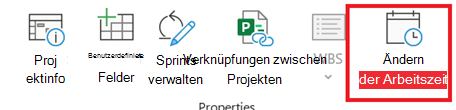 Ändern der Arbeitszeit