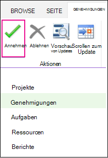 Aktualisierungen aus dem PWA-Image annehmen