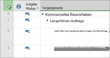 Screenshot des Cursors in der oberen linken Ecke der Ansicht 