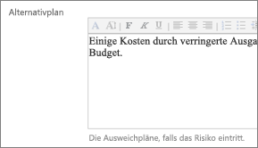 Alternativplan