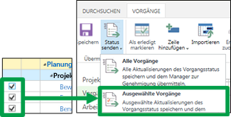 Ausgewählte Vorgänge