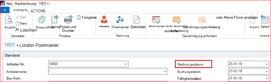 Eingangsrechnung erstellen