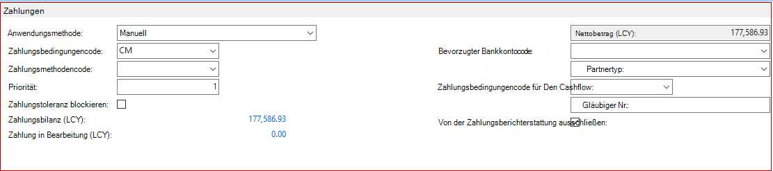 Ausschließen bestimmter Anbieter aus dem Bericht