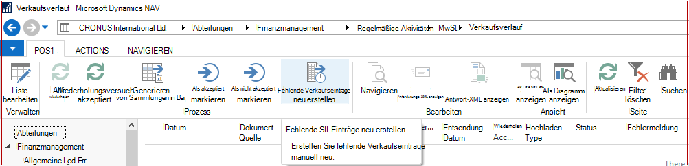 SII-Verlauf