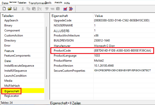 Screenshot des ORCA-Tools