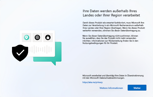 Windows 11 Datenübertragung