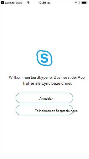 Tippen Sie auf die Schaltfläche An Besprechung teilnehmen