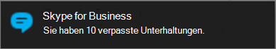 Bei verpassten Nachrichten über Windows Alerts benachrichtigt werden