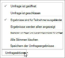 Umfrageaktionen