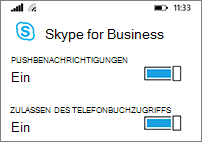 Empfangen Sie Pushbenachrichtigung, und suchen Sie Ihr Telefon, wenn Sie nach Kontakten suchen