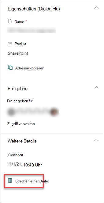 Screenshot der Option 