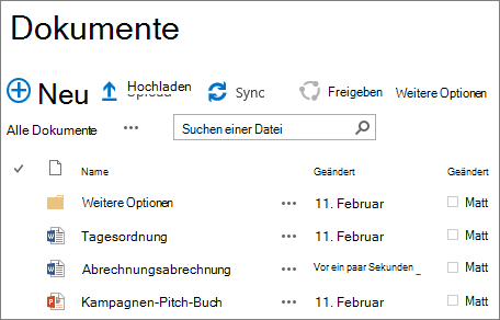 SharePoint-Websitebibliothek