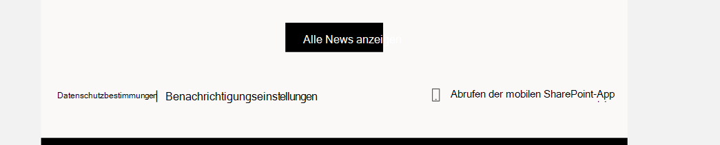 Screenshot der Einstellungen für Nachrichtenbenachrichtigungen