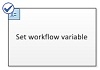 Workflowvariable festlegen