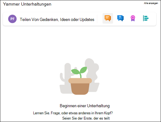 Vorschau des Unterhaltungs-Webparts.