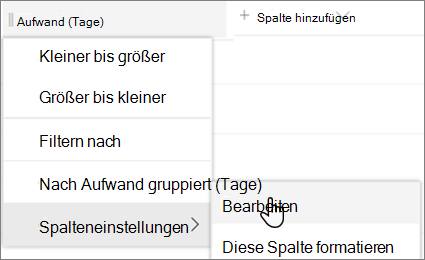 Der Bereich 