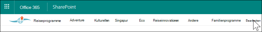 SharePoint Hub-Navigation