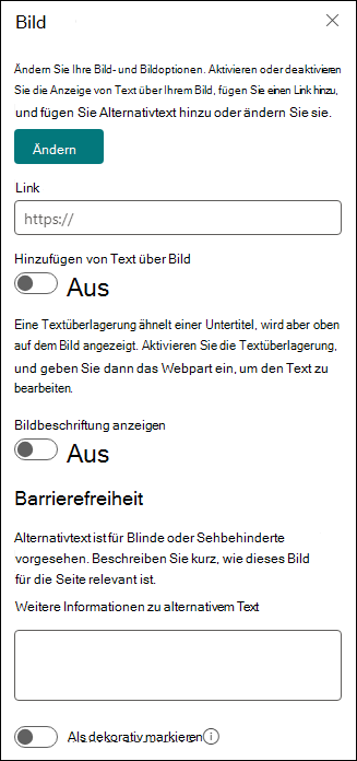 Toolbox für Bildwebparts