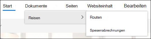 Wichtigste Navigationsebenen