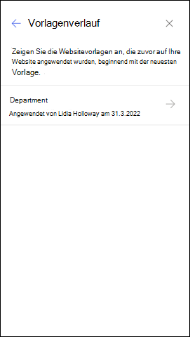 Screenshot des Bereichs 