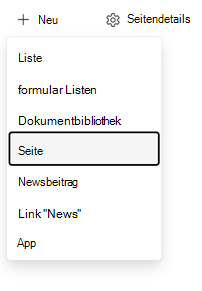 Erstellen eines Seiteneinstiegspunkts