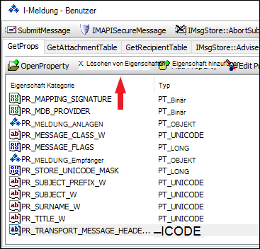 Verwenden Sie OutlookSpy, um die eigenschaft PR_TRANSPORT_MESSAGE_HEADERS zu löschen.