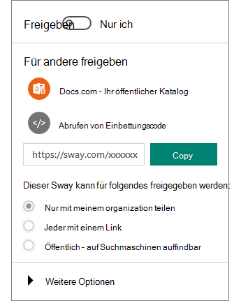 Screenshot des Sway-Bereichs 