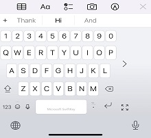 So ändern Sie den Tastaturmodus auf Microsoft SwiftKey Tastatur