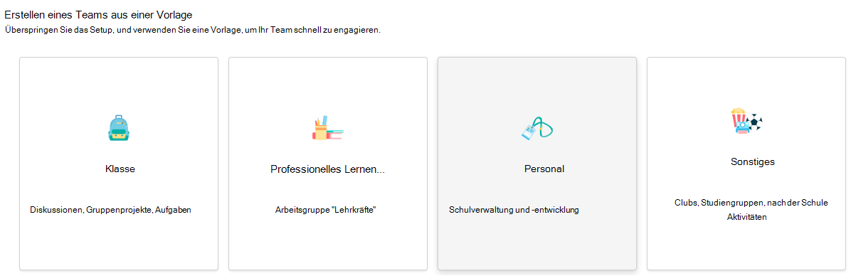 Auswahl der Mitarbeiter