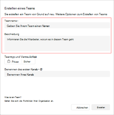 Screenshot des Fensters 