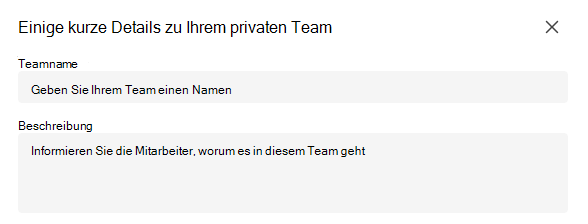 Privates Team