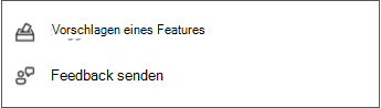 Senden und Vorschlagen von Feedback