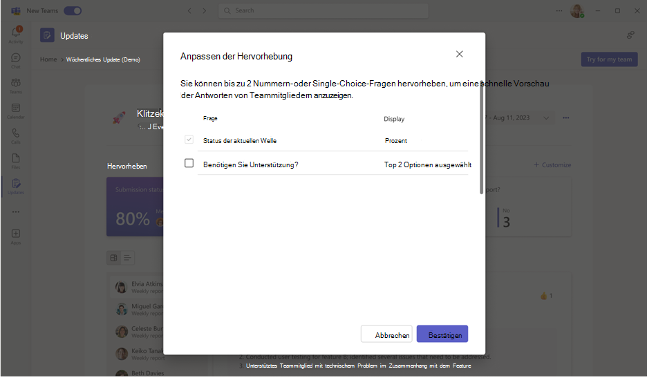 Bild zum Anzeigen eines Updates