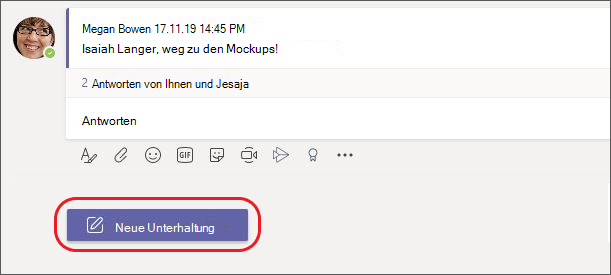 Screenshot der Schaltfläche 