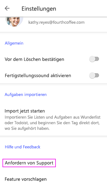 Tippen Sie auf 