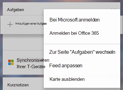 Screenshot: Option 