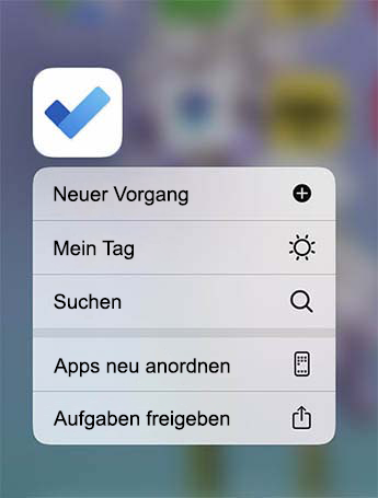 Das Menü 
