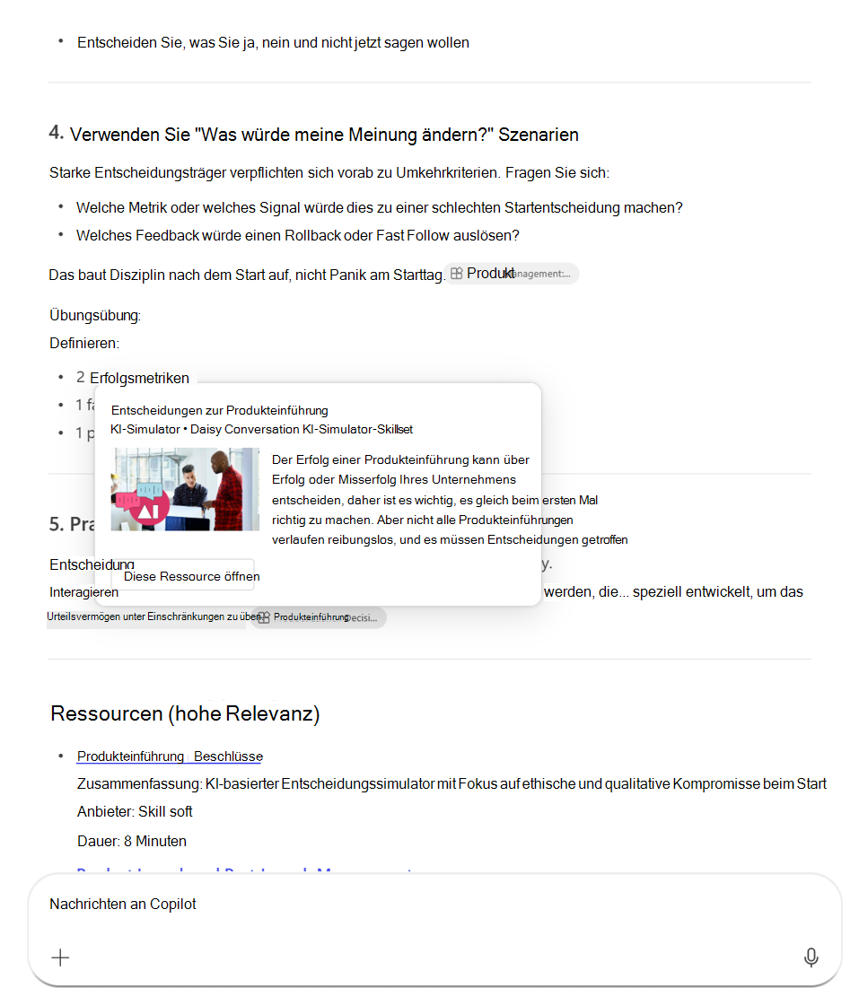 Microlearning-Empfehlung