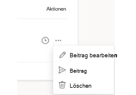 Optionen zum Arbeiten mit geplanten Beiträgen, bevor sie live geschaltet werden