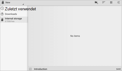 Speichern Ihrer Datei
